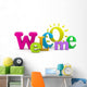 Welcome Word Wall Decal