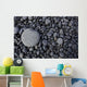 Close-up of smooth rocks on a beach Wall Mural