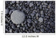 Close-up of smooth rocks on a beach Wall Mural