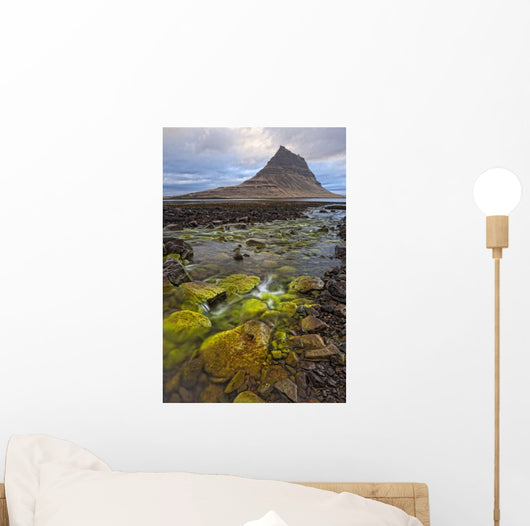 Mountain Kirkjufell Rises above Wall Decal