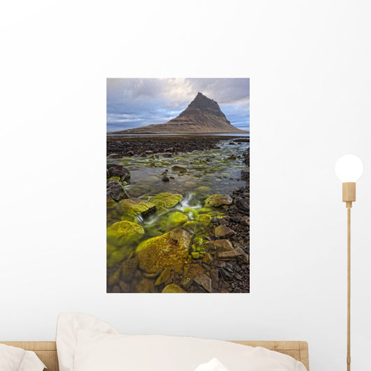 Mountain Kirkjufell Rises above Wall Decal