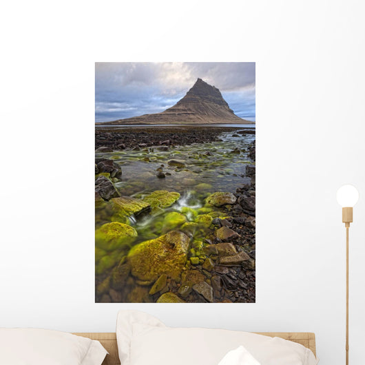 Mountain Kirkjufell Rises above Wall Decal