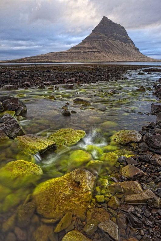 Mountain Kirkjufell Rises above Wall Decal