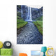 The waterfall Seljalandsfoss along the southern coast Wall Mural