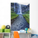 The waterfall Seljalandsfoss along the southern coast Wall Mural