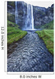 The waterfall Seljalandsfoss along the southern coast Wall Mural