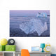 Icebergs on the shoreline of the Atlantic Ocean Wall Mural