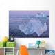 Icebergs on the shoreline of the Atlantic Ocean Wall Mural