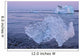 Icebergs on the shoreline of the Atlantic Ocean Wall Mural