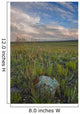 Sunset over the prairies in Grasslands National Park Wall Mural