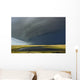 Shelf cloud heralds an approaching thunderstorm Wall Mural