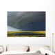 Shelf cloud heralds an approaching thunderstorm Wall Mural