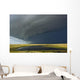 Shelf cloud heralds an approaching thunderstorm Wall Mural