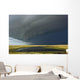 Shelf cloud heralds an approaching thunderstorm Wall Mural