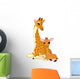 Mother-Giraffe and Baby-Giraffe Wall Mural