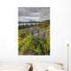 Wildflowers on the roadside along the shores of Dezadeash Lake Wall Mural