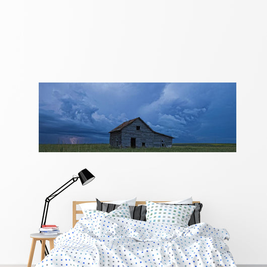 Lightning strikes Wall Mural