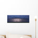 An intense thunderstorm races across the prairies Wall Mural