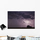 Lightning strikes Wall Mural