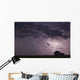 Lightning strikes Wall Mural