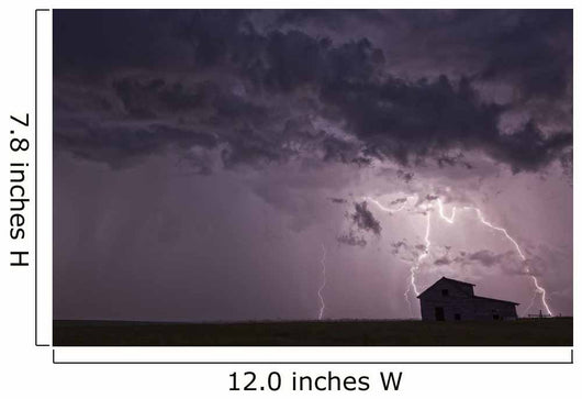 Lightning strikes Wall Mural