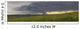 Rain from a thunderstorm falls over Grasslands National Park Wall Mural