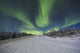 Northern Lights dancing Wall Mural