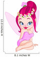 Flower Fairy Wall Decal