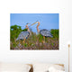 Great Blue Herons Nest Wall Mural