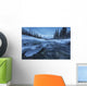 Ice Forms On The Wheaton River Near Whitehorse;Yukon Canada Wall Mural