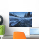 Ice Forms On The Wheaton River Near Whitehorse;Yukon Canada Wall Mural