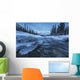Ice Forms On The Wheaton River Near Whitehorse;Yukon Canada Wall Mural