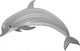 Delfino-Dolphin-Dauphin-Vector Wall Decal