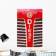 Netherlands, Zealand, Red bumper on vehicle labeled 'diesel' Wall Mural