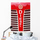 Netherlands, Zealand, Red bumper on vehicle labeled 'diesel' Wall Mural