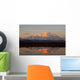 Alpenglow On Mt Mckinley Wall Mural