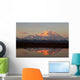 Alpenglow On Mt Mckinley Wall Mural
