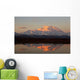 Alpenglow On Mt Mckinley Wall Mural