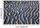 Ripples in the sand at derrynane beach;County kerry, ireland Wall Mural