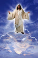 Jesus on a Cloud Wall Mural