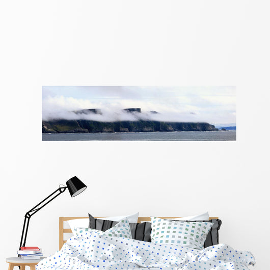The seacliff at minaun heights on achill island;County mayo, ireland Wall Mural