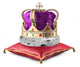 Crown on pillow Wall Mural