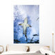 Grand Bahamas, West End, Lemon Shark Underwater With Remoras Wall Mural