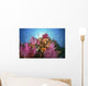 Fiji, Alconarian And Gorgonian Coral With Schooling Anthias Wall Mural