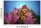Fiji, Alconarian And Gorgonian Coral With Schooling Anthias Wall Mural