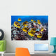 Hawaii, Lanai, Schooling Raccoon Butterflyfish Wall Mural