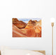 Arizona, Page, North Coyote Buttes, A Rock Formation Called The Wave Wall Mural