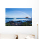 Hawaii, Maui, Hana, Dramatic Coastline, Rainbow Over Ocean Wall Mural