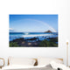 Hawaii, Maui, Hana, Dramatic Coastline, Rainbow Over Ocean Wall Mural