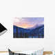 Sunrise Lights The Clouds Pink Above The Sentinel Range Wall Mural